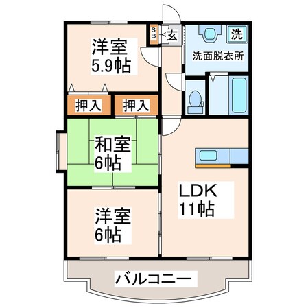 Ciruela須屋の物件間取画像